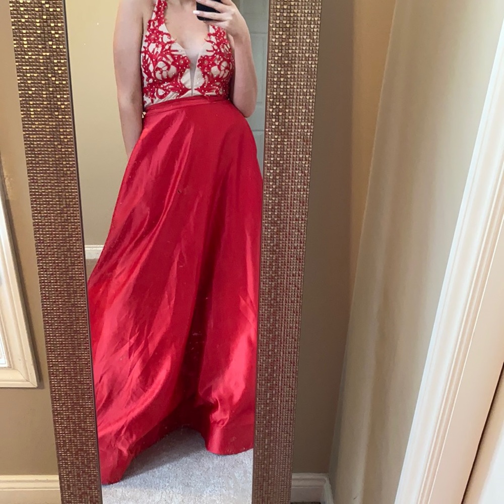 NEW Red halter dress